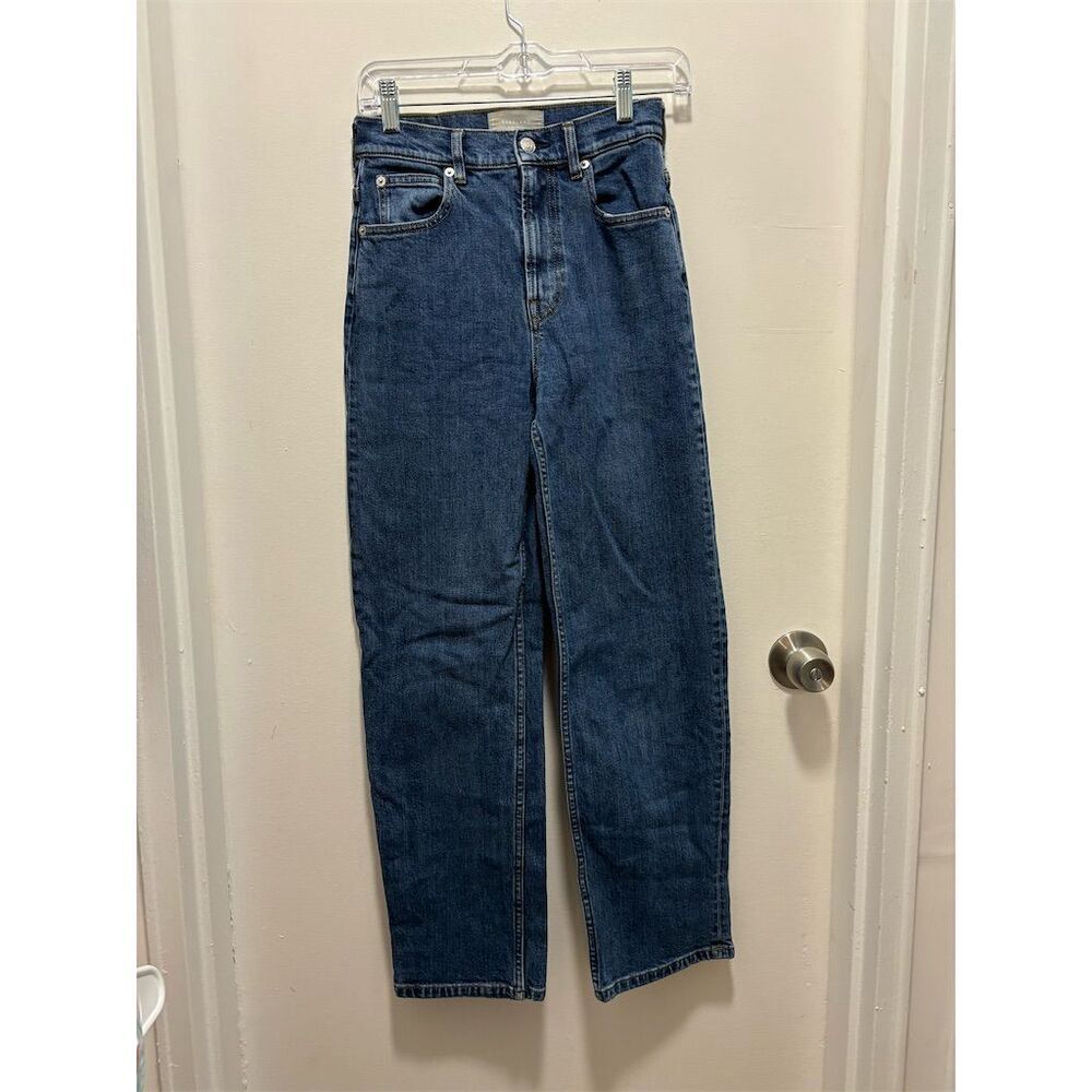 Everlane The Way-High Jean Women's Straight Leg High Rise Blue Jeans